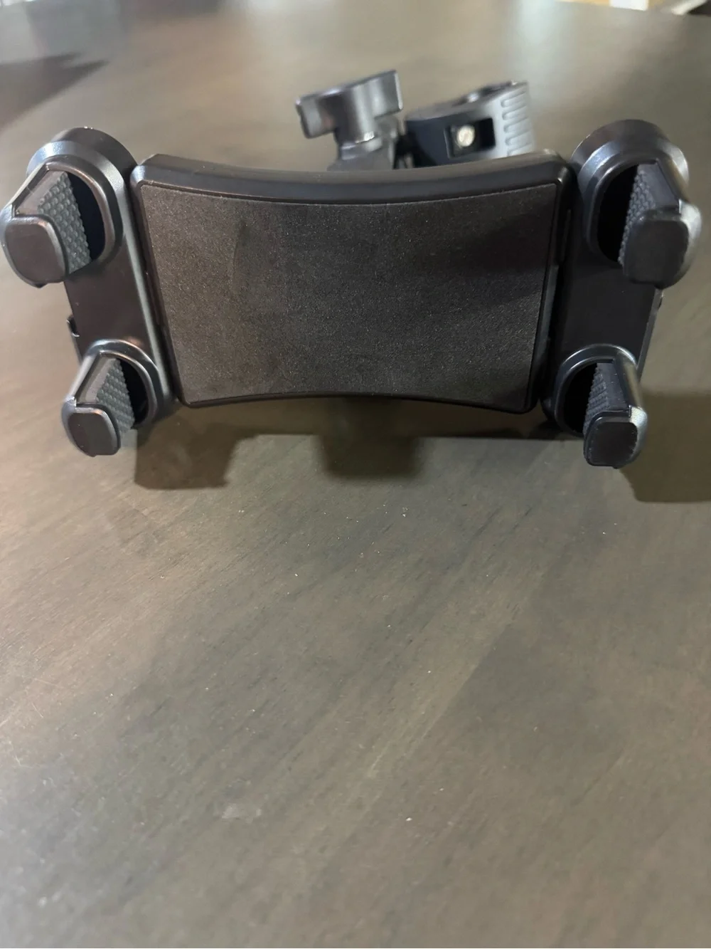 Adjustable Tablet Pole Mount - Black